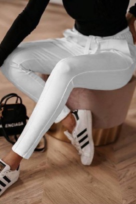 Dámské sportovní kalhoty STRAVIVA WHITE