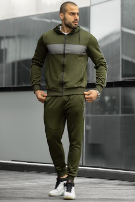 Pánská sportovní souprava ABIGALO KHAKI