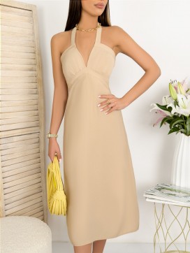 φόρεμα LANAFA BEIGE