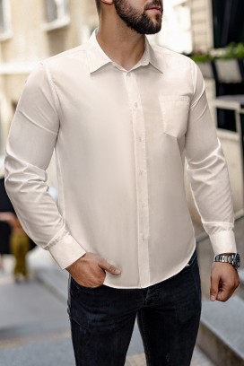 Pánská košile MALTIVO BEIGE