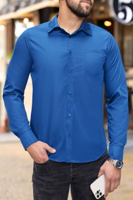 Pánská košile MALTIVO BLUE