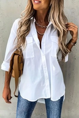 γυναικείο πουκάμισο TENTAVA WHITE