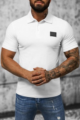ανδρικό κοντομάνικο μπλουζάκι FREBOLFO WHITE
