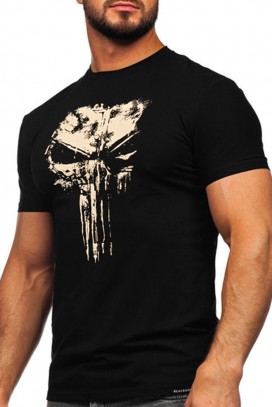 ανδρικό κοντομάνικο μπλουζάκι MEFROZO BLACK