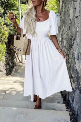 φόρεμα PERIANA WHITE