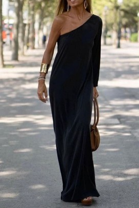 φόρεμα MROLDEFA BLACK