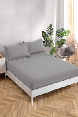 Prestieradlo s gumou BANDENA GREY 200x220 cm
