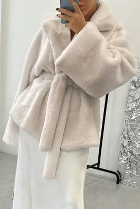 παλτό LARIESTA WHITE