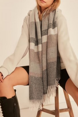 κασκόλ UNELSEA BEIGE