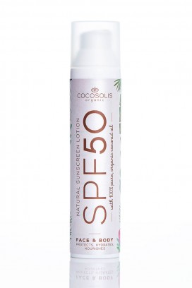 Opalovací mléko COCOSOLIS SPF 50 NATURAL SUNSCREEN LOTION 110 ml