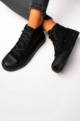 Dámské tenisky KLOMEXA BLACK, Barva: černá, IVET.EU - Stylové oblečení
