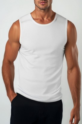 ανδρικό μπλουζάκι ROFELNO WHITE