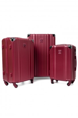 Komplet 3 kufrů ROBELSO RED