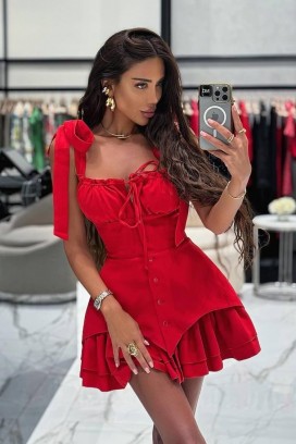 φόρεμα AZALINZA RED