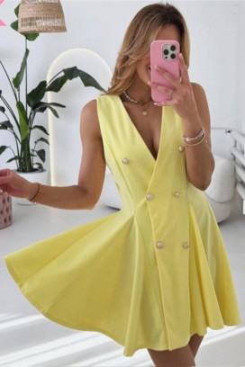 Šaty AGARSENA YELLOW