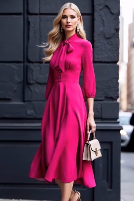 Šaty ZARPOLFA FUCHSIA
