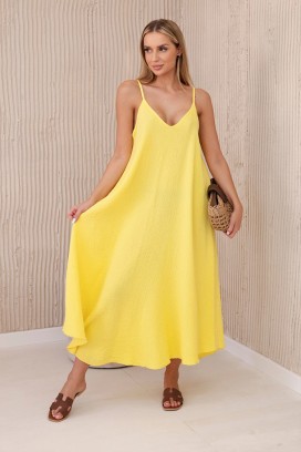 φόρεμα MERLONZA YELLOW