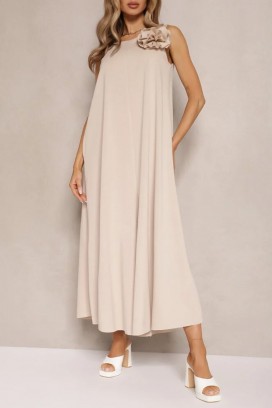 φόρεμα GIRVOLZA BEIGE