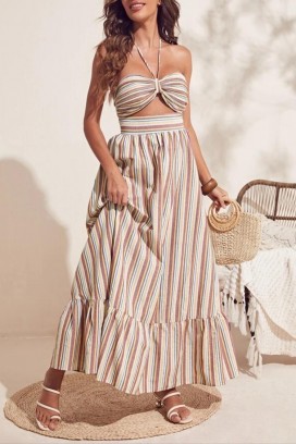 φόρεμα VINTINA BEIGE