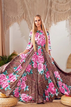 φόρεμα IMPERANA PINK