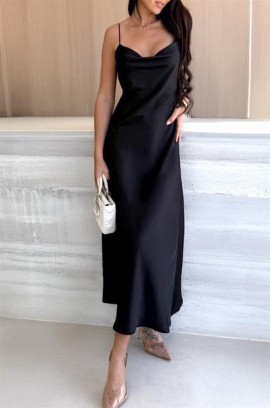 Šaty KEROMZA BLACK, Barva: černá, IVET.EU - Stylové oblečení