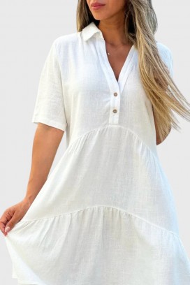 φόρεμα AZOLRA WHITE