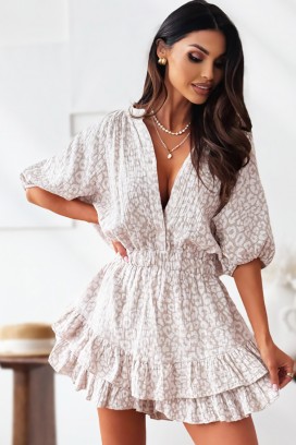 φόρεμα FLUKLA BEIGE