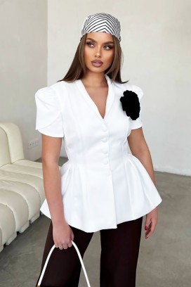 σακάκι TOPITA WHITE