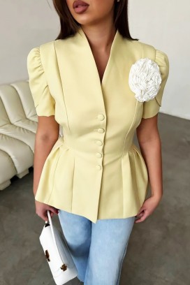 σακάκι TOPITA YELLOW