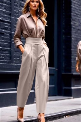 Kalhoty BRIANTA BEIGE