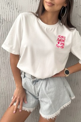Tričko AMORE WHITE