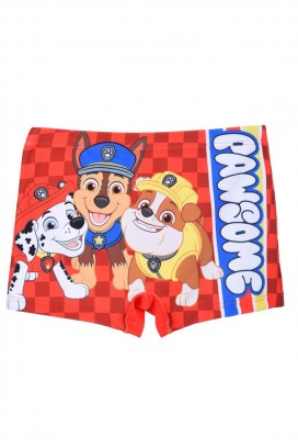 μαγιό για αγόρι PAWPOLICE RED