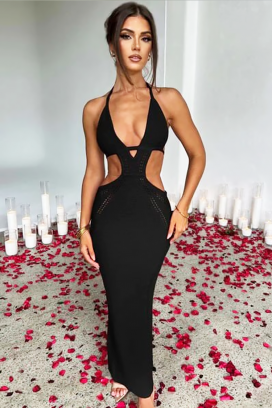 φόρεμα παραλίας CHRISTINA BLACK