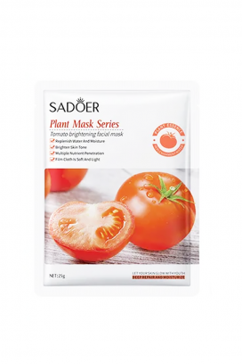 μάσκα προσώπου SADOER Plant Facial Mask TOMATO