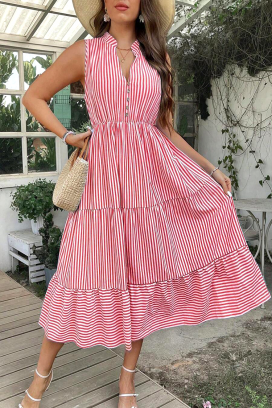 φόρεμα SIMERVA RED