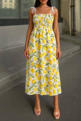 φόρεμα MIRIYA YELLOW