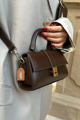 γυναικεία τσάντα BRUDEFA BROWN