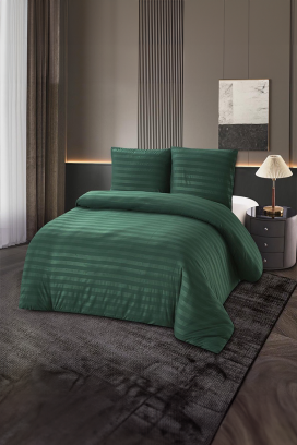 σετ κρεβατοκάμαρας KRONESA GREEN 160x200 cm βαμβακερό - 3 τεμάχια