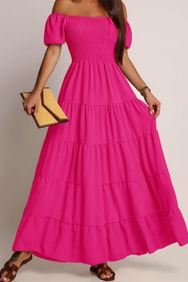 φόρεμα GODNELA FUCHSIA