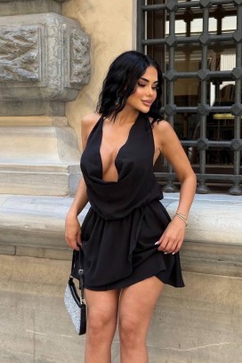 φόρεμα BELZIRVA BLACK