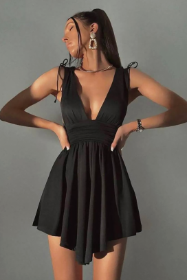 φόρεμα LORILZA BLACK