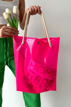 τσάντα παραλίας NEONANA PINK