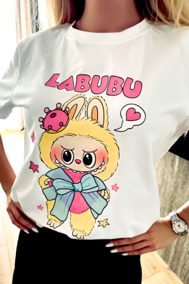 κοντομάνικο μπλουζάκι LABUBU RIBBON