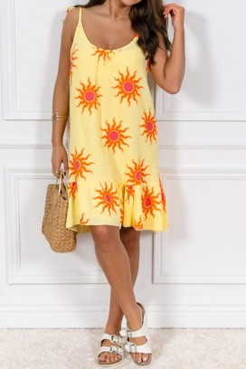 φόρεμα ESTORLIA YELLOW
