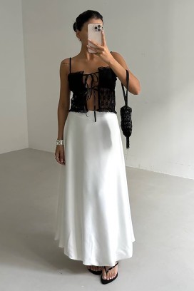 φούστα BEFERSA WHITE