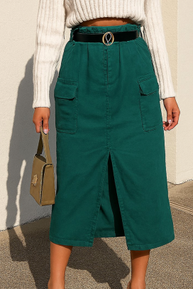 φούστα VIOXEJA GREEN