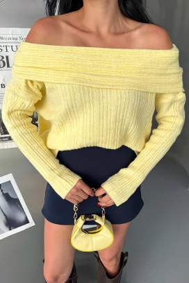 πουλόβερ POLINADA YELLOW