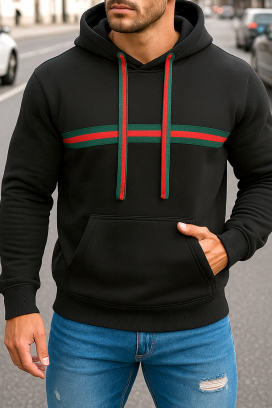 ανδρικό φούτερ BOLMON BLACK