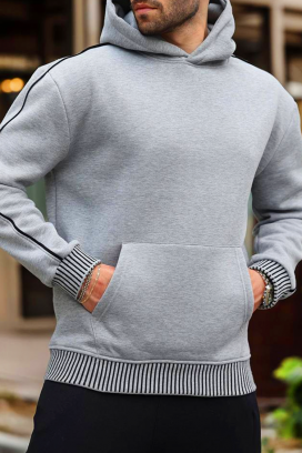 ανδρικό φούτερ BOTEZO GREY