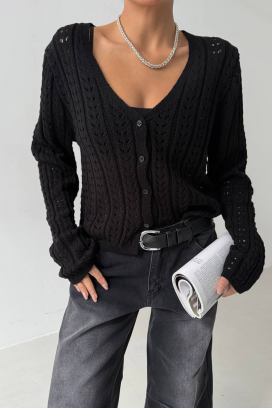 ζακέτα GLODENA BLACK